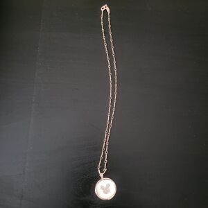 Elegant Rose Gold Necklace with Mickey Mouse Pendant
